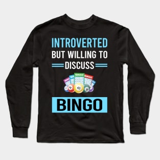 Introverted Bingo Long Sleeve T-Shirt